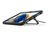 Compulocks Galaxy Tab A8 10.5" Secured Kickstand - Støddæmper til tablet - støtteben - gummi, metal - sort - for Samsung Galaxy Tab A8 105KS01KL