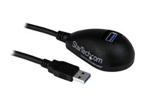 StarTech.com 5ft SuperSpeed USB 3.0 Extension Cable for Desktop - STP - USB-A Male to USB-A Female Cable for Computer - Black (USB3SEXT5DKB) - USB forlængerkabel - USB Type A (hun) til USB Type A (han) - USB 3.0 - 1.5 m - sort - for P/N: CFASTRWU3, S355BU33ERM, USB3SAA3MBK USB3SEXT5DKB