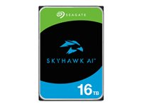 Seagate SkyHawk AI ST16000VE005 - Harddisk - 16 TB - intern - 3.5" - SATA 6Gb/s - buffer: 512 MB - med 3 års Seagate Rescue Data Recovery ST16000VE005
