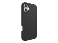 ZAGG Manhattan Snap - Bagsidecover til mobiltelefon - MagSafe-kompatibilitet - silicone, grafen - sort - for Apple iPhone 16 Plus 702315195