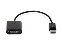 HP DisplayPort to DVI-D Adapter - DisplayPort adapter - enkeltlink - DisplayPort (han) til DVI-D (hun) - 19 cm - haspet FH973AA