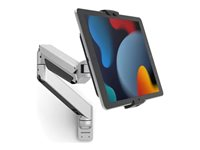 Compulocks Universal Tablet Cling Articulating Arm Mount - Monteringssæt - justerbar arm - for tablet - sort, sølv - skærmstørrelse: op til 13" - skrivebordsmonterbar 660REACHUCLGVWMB