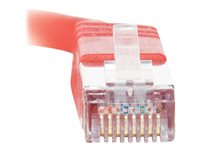 C2G Cat5e Booted Shielded (STP) Network Patch Cable - Patchkabel - RJ-45 (han) til RJ-45 (han) - 10 m - STP - CAT 5e - formet - rød 83800