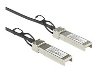 StarTech.com Dell EMC DAC-SFP-10G-3M Compatible 3m 10G SFP+ to SFP+ Direct Attach Cable Twinax, 10GbE SFP+ Copper DAC 10 Gbps Low Power Passive Mini GBIC/Transceiver Module DAC, SFP Plus - Lifetime Warranty (DACSFP10G3M) - 10GBase-kabel til direkte påsætning - SFP+ (P) haspet til SFP+ (P) haspet - 3 m - dobbelt-axial - passivt DACSFP10G3M