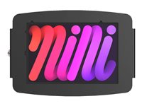 Compulocks iPad Mini 8.3" Space Enclosure Wall Mount - Indelukke - for tablet - låsbar - højglansaluminium - sort - på disk, vægmonterbar - for Apple iPad mini 830IPMSB