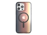 Gear4 Milan Snap - Bagsidecover til mobiltelefon - MagSafe-kompatibilitet - genbrugt plastik, D3O Crystalex - solnedgang ombre - for Apple iPhone 14 Pro Max 702010079