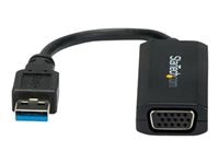 StarTech.com USB 3.0 to VGA Display Adapter 1920x1200, On-Board Driver Installation, Video Converter with External Graphics Card - Windows (USB32VGAV) - USB / VGA adapter - USB Type A (han) til HD-15 (VGA) (hun) - USB 3.0 - 19.5 m - 1920 x 1200 (WUXGA) support - for P/N: MXT101MM USB32VGAV