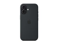 Apple - Bagsidecover til mobiltelefon - MagSafe-kompatibilitet - silicone - sort - for iPhone 17 MGF14ZM/A