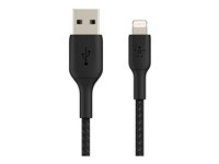 Belkin BoostCharge - Lightning-kabel - Lightning han til USB han - 3 m - sort CAA002BT3MBK