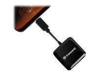 Transcend RDC3 - Kortlæser (microSD, microSDHC UHS-I, microSDXC UHS-I, SD, SDHC UHS-I, SDXC UHS-I) - USB-C 3.2 Gen 1 TS-RDC3