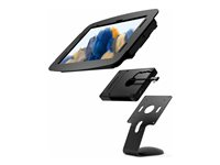 Compulocks Galaxy Tab A8 10.5" Space Enclosure Core Counter Stand or Wall Mount Plus Hub - Monteringssæt (stativ, indelukke, vægmontering) - for tablet - pulverbelagt metal - sort - skærmstørrelse: 10.5" - overflademonterbar - for Samsung Galaxy Tab A8 111B105GA8SBH01