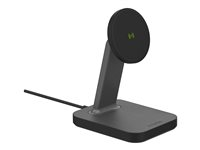 mophie snap+ - Trådløs opladningsstander - 15 Watt - sort - Europa (eksklusive Irland) 401309746