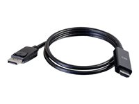 C2G 0.9m DisplayPort Male to HD Male Active Adapter Cable - 4K 60Hz - Adapterkabel - DisplayPort han til HDMI han - 90 cm - sort - aktiv, 4K support 80693