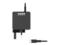 PORT Connect - Strømforsyningsadapter - 45 Watt - 3 A (24 pin USB-C) - United Kingdom 900096B-UK
