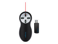 Kensington Si600 Wireless Presenter with Laser Pointer - Fjernbetjening til præsentation - 4 knapper - RF - sort 33374EU