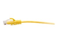 C2G 7ft (2.1m) Cat6a Snagless Unshielded (UTP) Slim Ethernet Network Patch Cable - Yellow - Patchkabel - RJ-45 (han) til RJ-45 (han) - 2.1 m - 4.8 mm - UTP - CAT 6a - formet, knastfri - gul C2G30170