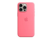 Apple - Bagsidecover til mobiltelefon - MagSafe-kompatibilitet - silicone - pink - for iPhone 15 Pro Max MWNN3ZM/A