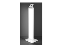 Compulocks - Stativ - for tablet kabinet - kan brandes - metal - hvid - skærmstørrelse: op til 24" - gulvstående - med Lighting Kit 140WLK01-UK