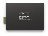 Micron 6550 ION - SSD - Enterprise - krypteret - 30.72 TB - intern - E3.S - U.2 PCIe 5.0 x4 (NVMe) - SHA-512, FIPS 140-3 Level 2 - TCG Opal Encryption 2.02, Self-Encrypting Drive (SED) - TAA-kompatibel MTFDLBQ30T7THL-1BK1DFCYYR