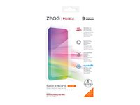 ZAGG InvisibleShield Fusion XTR - Skærmbeskytter for mobiltelefon - glas - for Samsung Galaxy S22 Ultra 200309364