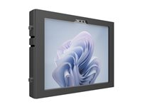 Compulocks Surface Pro 8-11 Apex Enclosure Wall Mount - Indelukke - for tablet - låsbar - højglansaluminium - sort - skærmstørrelse: 13" - vægmonterbar - for Microsoft Surface Pro 8, Pro 9 580APXB