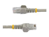 StarTech.com 50cm CAT6 Ethernet Cable, 10 Gigabit Snagless RJ45 650MHz 100W PoE Patch Cord, CAT 6 10GbE UTP Network Cable w/Strain Relief, Grey, Fluke Tested/Wiring is UL Certified/TIA - Category 6 - 24AWG (N6PATC50CMGR) - Patchkabel - RJ-45 (han) til RJ-45 (han) - 50 cm - UTP - CAT 6 - knastfri - grå N6PATC50CMGR