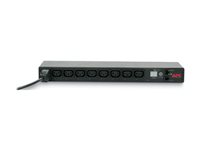 APC Switched Rack PDU - Strømfordelingsenhed (rackversion) - AC 208-230 V - Ethernet, RS-232 - input: IEC 60320 C20 - output-stikforbindelser: 8 (power IEC 60320 C13) - 1U - 2.4 m ledning - for P/N: SMTL1000RMI2UC, SMX1000C, SMX1500RM2UC, SMX1500RM2UCNC, SMX750C, SMX750CNC AP7921B
