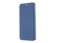 Insmat Exclusive Folio Case - Flipomslag til mobiltelefon - polyurethan, termoplastisk polyuretan (TPU), karton+papir+aluminiumsfolie - elektrisk blå - for Samsung Galaxy A54 650-3150
