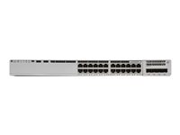 Cisco Catalyst 9200 - Network Essentials - switch - L3 - Administreret - 8 x 100/1000/2.5G/5G/10GBase-T + 16 x 10/100/1000 (PoE+) - monterbar på stativ - PoE+ (370 W) C9200-24PXG-E