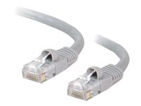 C2G Cat5e Booted Unshielded (UTP) Network Patch Cable - Patchkabel - RJ-45 (han) til RJ-45 (han) - 7 m - UTP - CAT 5e - formet, knastfri, strenget - grå 83146