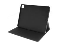 Insmat Exclusive - Flipomslag til tablet - leatherette, papir, karton, termoplastisk polyuretan (TPU), bomuldssyninger - sort - for Apple 13-inch iPad Air (M2, M3) 652-1331
