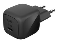 Belkin BoostCharge - Strømforsyningsadapter - kompakt - 45 Watt - PD 3.1/PPS, Fast Charge (USB-C) WCA013KQBK