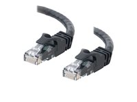 C2G Cat6 Booted Unshielded (UTP) Crossover Patch Cable - Krydskabel - RJ-45 (han) til RJ-45 (han) - 1.5 m - UTP - CAT 6 - formet, knastfri, strenget - sort 83541