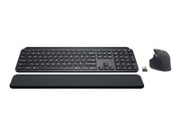 Logitech MX Keys Combo for Business - Sæt med mus og tastatur - bagbelyst - trådløs - Bluetooth LE - QWERTY - US International - grafit 920-010933