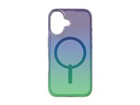 ZAGG Milan Snap - Bagsidecover til mobiltelefon - MagSafe-kompatibilitet - grafen - ravn fjeder - for Apple iPhone 16 702315114