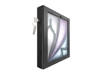 Compulocks iPad Air M2 & M3 13", Apex Enclosure Tablet Printer Kiosk - Black - Stativ - kioskstil - for printer/tablet - låsbar - højglansaluminium - sort - skærmstørrelse: 13" - monteringsgrænseflade: 100 x 100 mm - disk, fritstående - for Apple 13-inch iPad Air (M2, M3) PK0113APXB