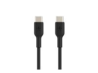 Belkin BoostCharge - USB-kabel - 24 pin USB-C (han) til 24 pin USB-C (han) - 2 m - sort CAB003BT2MBK