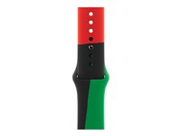 Apple - Urrem for smart watch - 44 mm - M/L (passer til håndled på 160 - 210 mm) - Black Unity MUQ83ZM/A