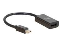 C2G 8in Mini DisplayPort Male to HDMI Female Passive Adapter Converter - 4K 30Hz - Videoadapter - Mini DisplayPort han til HDMI hun - 20.3 cm - sort - 4K support, passiv 84430