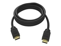 VISION Professional - HDMI-kabel med Ethernet - HDMI han til HDMI han - 2 m - sort - 4K support TC 2MHDMI/BL