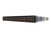 NVIDIA Spectrum SN2410 - Switch - L3 - Administreret - 48 x 10 Gigabit SFP28 + 8 x 100 Gigabit QSFP28 - ryg til front-luftstrøm - monterbar på stativ 920-9N112-00F7-0C3