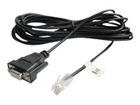 APC - Serielt kabel - RJ-45 (han) til DB-9 (hun) - 4.57 m - for P/N: SRV1KA-TW, SRV1KI-TW, SRV2KA-TW, SRV2KI-TW, SRV3KA-TW, SRV3KI-TW, SRV6KI-TW AP940-1525A