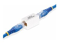 StarTech.com RJ45 Coupler 5-Pack, Inline Cat6 Coupler, Female to Female (F/F) T568 Connector, Unshielded Ethernet Cable Extension - 5 Pack (IN-CAT6-COUPLER-U5) - Netværkskobling - RJ-45 (hun) til RJ-45 (hun) - ikke afskærmet - CAT 5/5e/6 - passiv - hvid (pakke med 5) IN-CAT6-COUPLER-U5