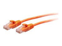 C2G 10ft (3m) Cat6a Snagless Unshielded (UTP) Slim Ethernet Network Patch Cable - Orange - Patchkabel - RJ-45 (han) til RJ-45 (han) - 3 m - 4.8 mm - UTP - CAT 6a - formet, knastfri - orange C2G30178