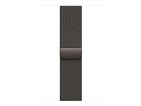 Apple - Løkke for smart watch - 42mm - 130 - 180 mm - skifer - for Watch Hermès Series 7, Hermès Series 9, SE 3, Series 10, Series 11, Series 8, Series 9 MGJ14ZM/A