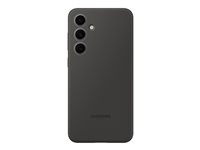 Samsung EF-PS721 - Bagsidecover til mobiltelefon - silicone - sort - for Galaxy S24 FE EF-PS721CBEGWW