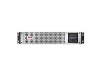 APC Smart-UPS Lithium Ion - UPS (rackversion) - linje interaktiv, 8x IEC C13, 1x IEC C19, SmartConnect+SmartSlot, AVR, LCD, med netværksadministrationskort - AC 220/230/240 V - 2700 Watt - 3000 VA - USB, serial, RJ-45 - output-stikforbindelser: 9 - 2U - sort med sølvfrontkant SMTL3000RMI2UCNC