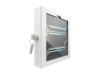 Compulocks iPad Pro M4 11" (2024), Apex Enclosure Core Stand - Monteringssæt (indelukke, stativ) - for tablet - låsbar - metalramme - hvid - skærmstørrelse: 11" - disk, vægmonterbar - for Apple 11-inch iPad Pro (M4) 111W11PAPX4W