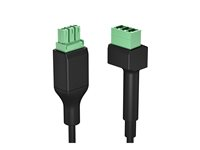 HP Poly Studio A2 - Forlængerkabel til mikrofon - 3-pin Phoenix han til 3-pin Phoenix hun - 8 m - sort B42BDAA