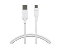 dbramante1928 re-charge - USB-kabel - USB (han) til 24 pin USB-C (han) - USB 2.0 - 2.5 m - 100 % genbrugt plastik, op til 36 W strømtransfer CB25ACWH7090